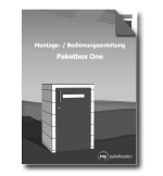 Bedienungsanleitung Paketkasten als PDF zum Downloaden. PDF-Icon.