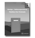 Bedienungsanleitung Paketkasten als PDF zum Downloaden. PDF-Icon.