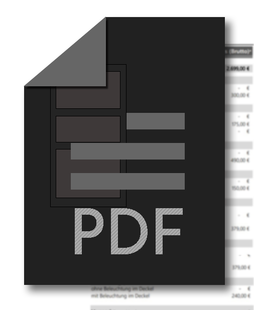 Alle Infos und Abmessungen als PDF zum Downloaden. PDF-Icon.