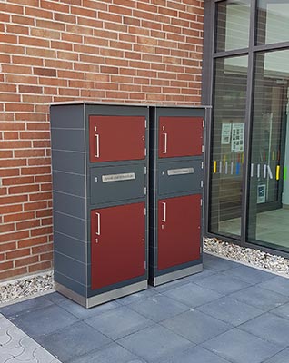 Paketkasten für Schule und Bücherei