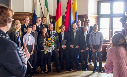 Preisverleihung OB Dieter Görlitz-Preis Mypaketkasten in der Presse. 2015 wurde das Start-Up mit dem OB Dieter Görlitz-Preis ausgezeichnet